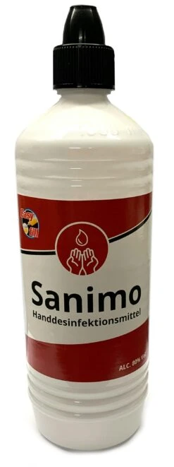 12x 1000ml Sanimo Handdesinfektionsmittel - Anwendungsfertig - Nach Rezept Der WHO Desinfektionsmittel Hände Nachfüllflasche -Reinigungsmittel Laden 04ef4489 cbe7 494a 9358 70043b470edf 1