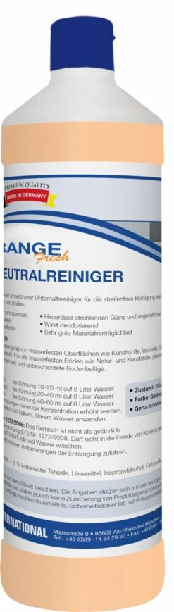ARCORA Duft-Neutralreiniger ORANGE FRESH, 10L -Reinigungsmittel Laden 08823fe0 f0ab 4532 91b3 de34686b67b4