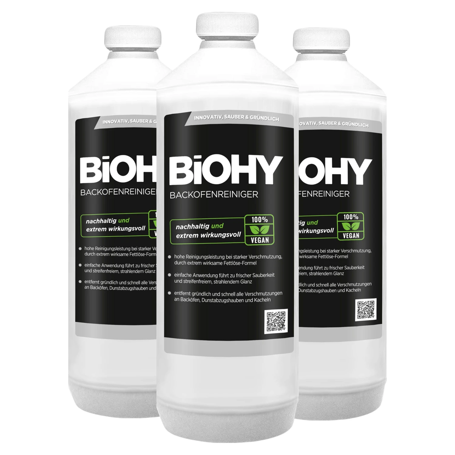 BiOHY Backofenreiniger Hochkonzentrat (6x1l Flasche) | Profi Grillreiniger, Fettlöser EXTRA STARK | Zur Einfachen Und Schnellen Ofenreinigung 5 BiOHY Backofenreiniger Hochkonzentrat (6x1l Flasche) | Profi Grillreiniger, Fettlöser EXTRA STARK | Zur Einfachen Und Schnellen Ofenreinigung – Bild 5