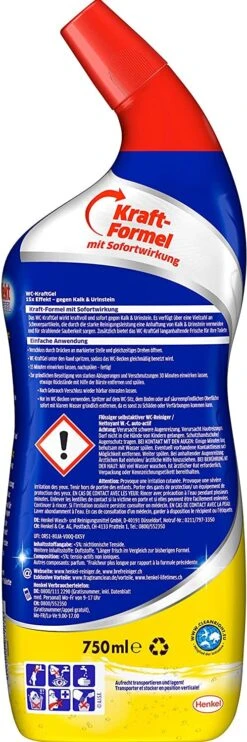 Bref Power WC-KraftGel 15x Effekt 750 Ml WC Reiniger Reinigung Badreiniger -Reinigungsmittel Laden 10ff015f 4bdb 4544 989b 5ea685baeb3e
