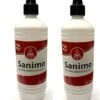 2x 1000ml Sanimo Handdesinfektionsmittel - Anwendungsfertig - Nach Rezept Der WHO Desinfektionsmittel Hände Nachfüllflasche