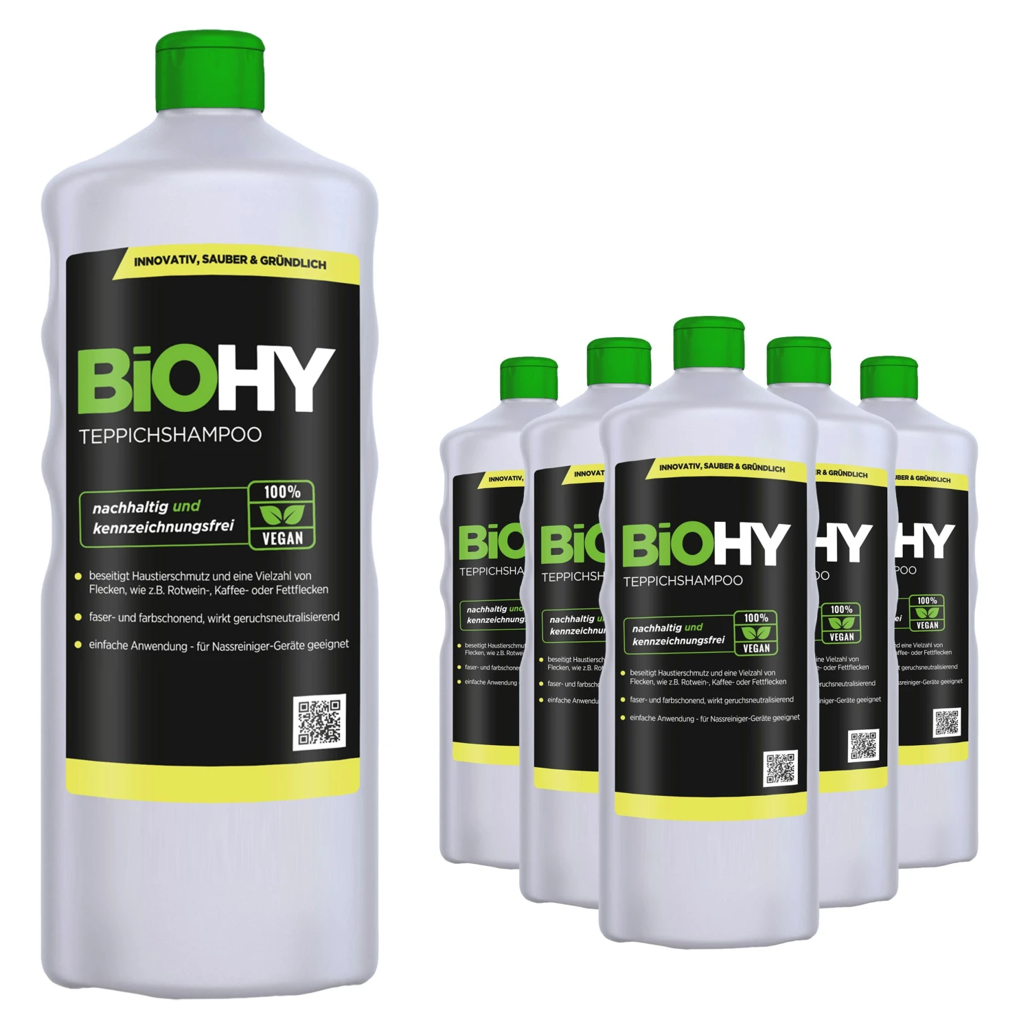 BiOHY Teppichshampoo (24x20l Kanister) | Teppichreiniger Ideal Zur Entfernung Von Hartnäckigen Flecken | SPEZIELL FÜR WASCHSAUGER ENTWICKELT 4 BiOHY Teppichshampoo (24x20l Kanister) | Teppichreiniger Ideal Zur Entfernung Von Hartnäckigen Flecken | SPEZIELL FÜR WASCHSAUGER ENTWICKELT – Bild 4