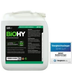 BiOHY Bodenreiniger (50x10l Kanister) | Konzentrat Für Alle Reinigungsgeräte Und Alle Hartböden | Angenehmer Geruch Und Streifenfreie Reinigung -Reinigungsmittel Laden 3e9896d6 4b4e 446e 92c7 68b3b6d8e423