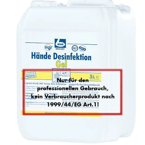 Dr. Becher "Dr. Becher" Hände Desinfektion 5 L Gel 6 Dr. Becher "Dr. Becher" Hände Desinfektion 5 L Gel – Bild 6