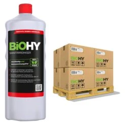 BiOHY Sanitärreiniger (6x1l Flasche) | Kalkzersetzendes Konzentrat Für Den Sanitärbereich | Badreiniger Mit Angenehme & Frischen Duft | EXTRA STARK -Reinigungsmittel Laden 5d08565f 7cd5 4b5d bb71 11638711f99a