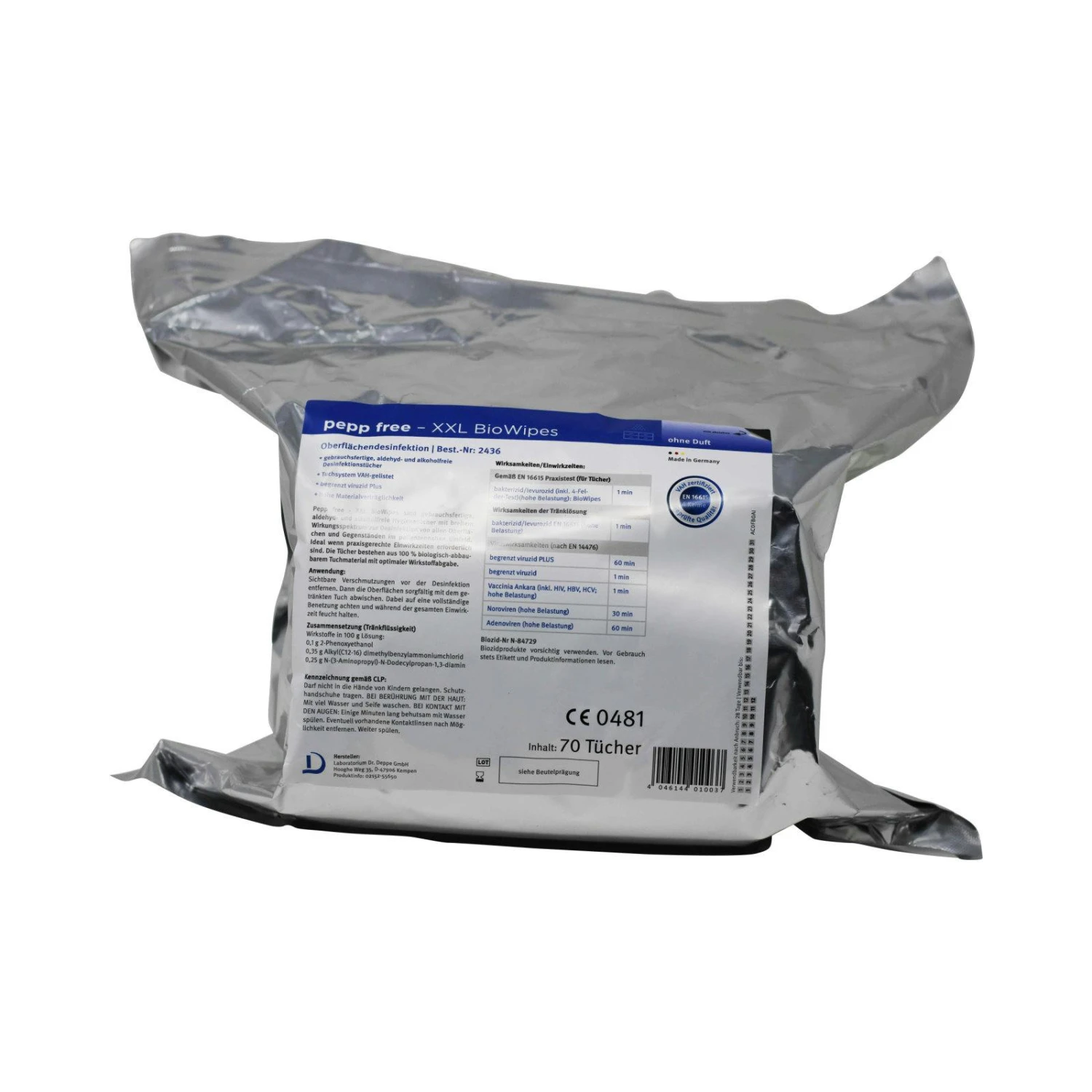 200x Desinfektionstuch 20x20 Cm Im Spender Flächendesinfektion Desinfektion 2 200x Desinfektionstuch 20x20 Cm Im Spender Flächendesinfektion Desinfektion – Bild 2