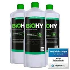 BiOHY Bodenreiniger (9x1l Flasche) | Konzentrat Für Alle Reinigungsgeräte Und Alle Hartböden | Angenehmer Geruch Und Streifenfreie Reinigung -Reinigungsmittel Laden 6884f663 985d 4064 872a 930aae672b4a 1