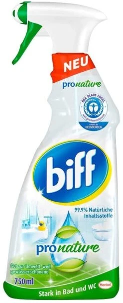 Biff Pro Nature 750 Ml Badreiniger Sprühflasche Reiniger Reinigungsmittel