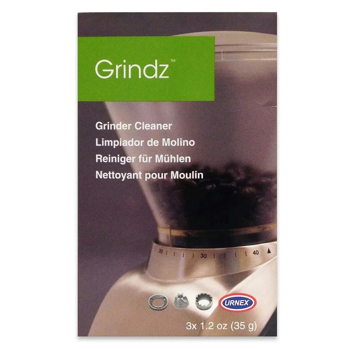 Grindz Kaffeemühlen-Reiniger Grinder Cleaner 3x35 G 1 Grindz Kaffeemühlen-Reiniger Grinder Cleaner 3x35 G