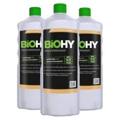 BiOHY Spezial Polsterreiniger (3x1l Flasche) | Ideal Für Autositze, Sofas, Matratzen Etc. | Ebenfalls Für Waschsauger Geeignet