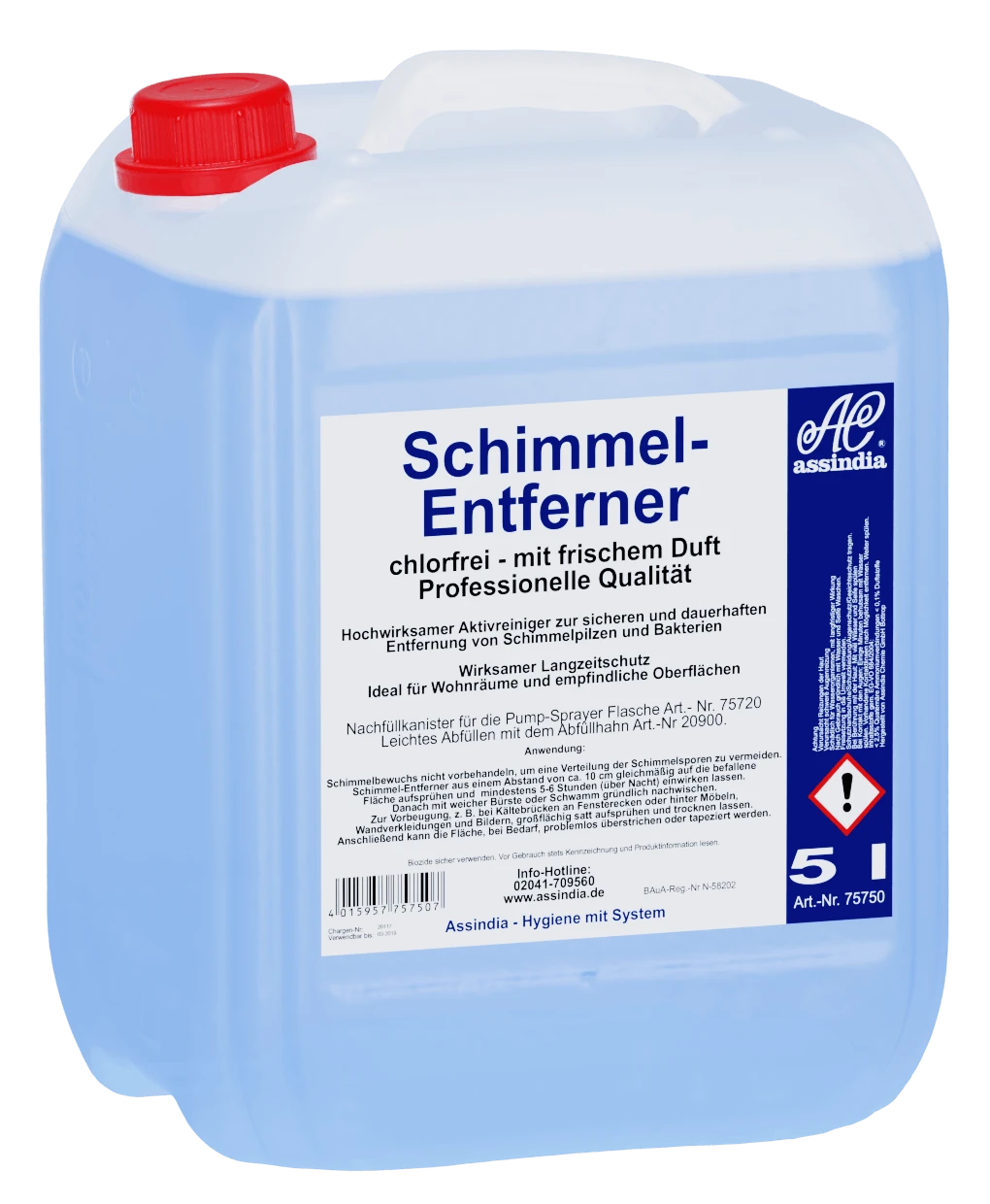 Schimmelentferner Professional Chlorfrei 5l