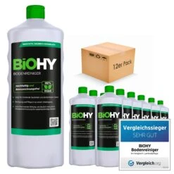 BiOHY Bodenreiniger (2x1l Flasche) | Konzentrat Für Alle Reinigungsgeräte Und Alle Hartböden | Angenehmer Geruch Und Streifenfreie Reinigung -Reinigungsmittel Laden c5cdc0a3 47a4 4777 ad7b b88326592542