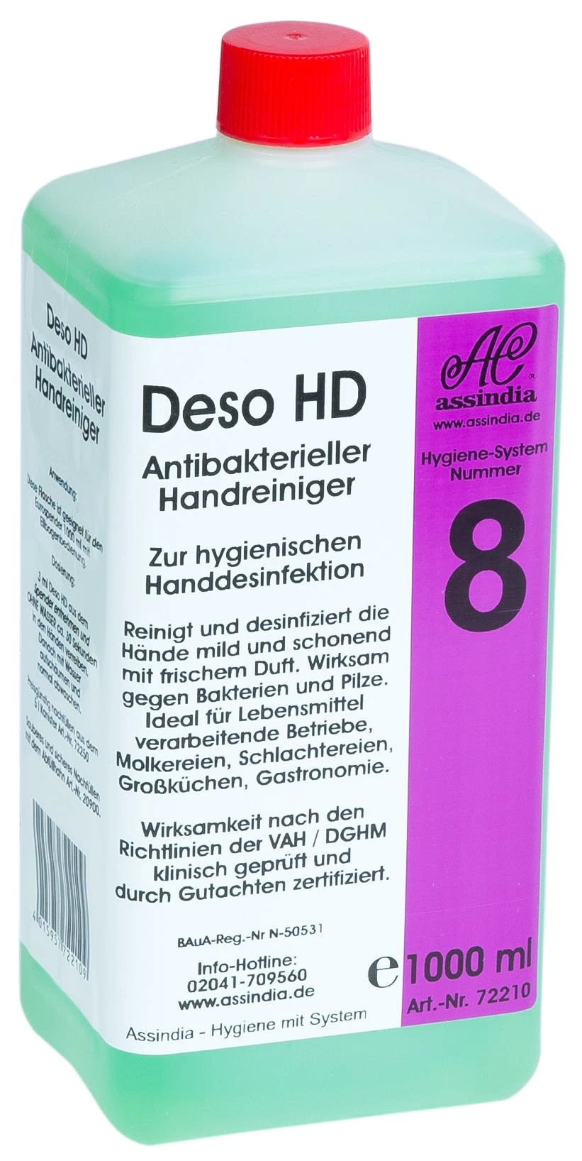 Deso HD Antibact. Handreiniger 1000ml 1 Deso HD Antibact. Handreiniger 1000ml