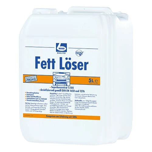 Dr. Becher "Dr. Becher" Fett Löser 5 L 1 Dr. Becher "Dr. Becher" Fett Löser 5 L