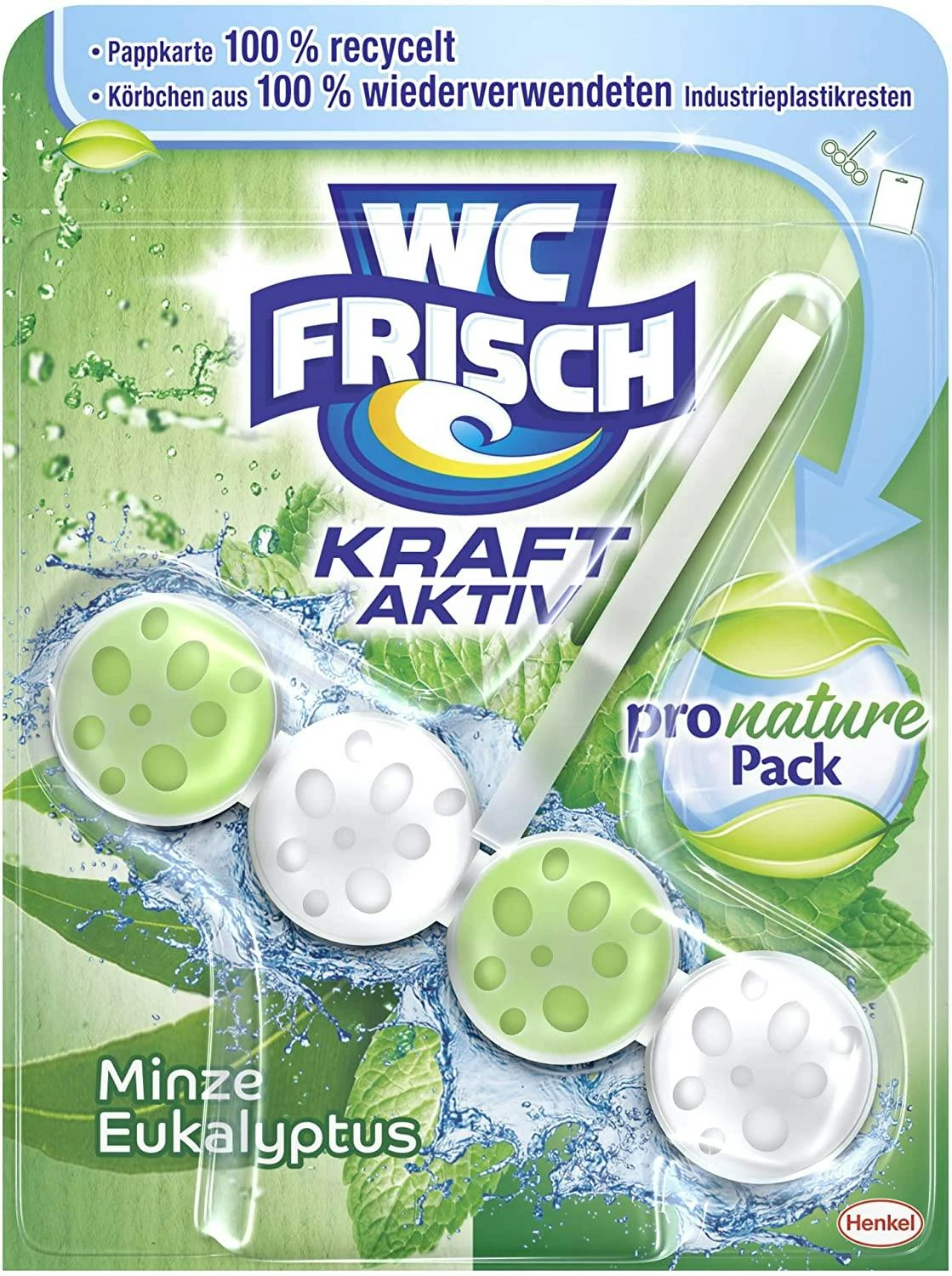 WC Frisch Duftspüler Set 1x 50g Minze & 1x 50g Urlaubsträume Hawaii WC Reiniger 6 WC Frisch Duftspüler Set 1x 50g Minze & 1x 50g Urlaubsträume Hawaii WC Reiniger – Bild 6