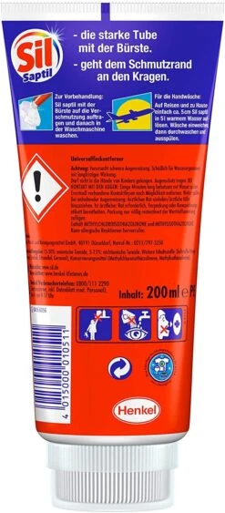 Sil Saptil Für Reise Vorbehandlung 200 Ml Universalfleckenentferner Reiniger -Reinigungsmittel Laden da856ad7 6deb 4019 b7c4 5c561c085ede 1