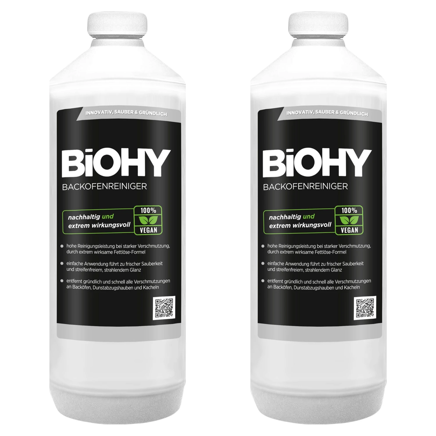 BiOHY Backofenreiniger Hochkonzentrat (6x1l Flasche) | Profi Grillreiniger, Fettlöser EXTRA STARK | Zur Einfachen Und Schnellen Ofenreinigung 4 BiOHY Backofenreiniger Hochkonzentrat (6x1l Flasche) | Profi Grillreiniger, Fettlöser EXTRA STARK | Zur Einfachen Und Schnellen Ofenreinigung – Bild 4